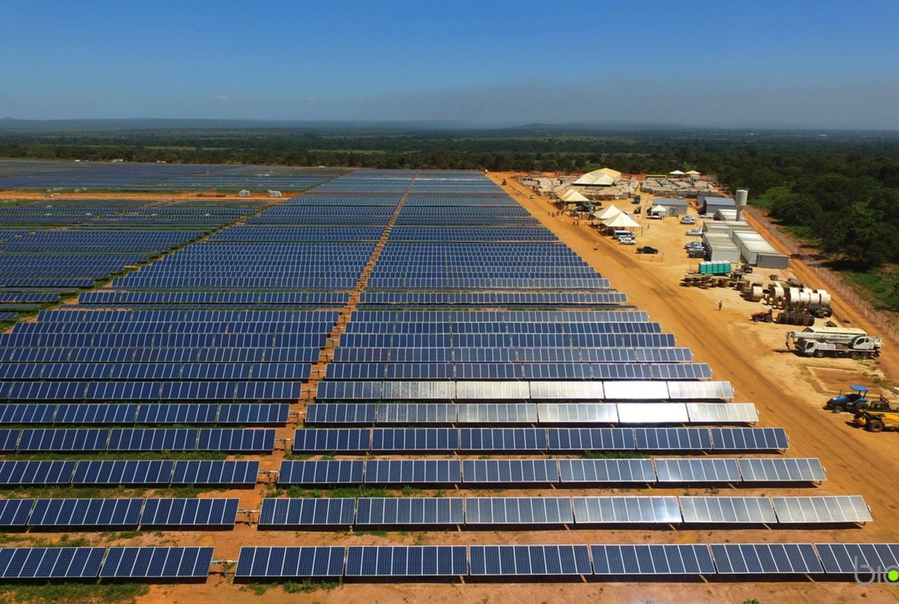 A maior usina solar da América Latina em Pirapora
